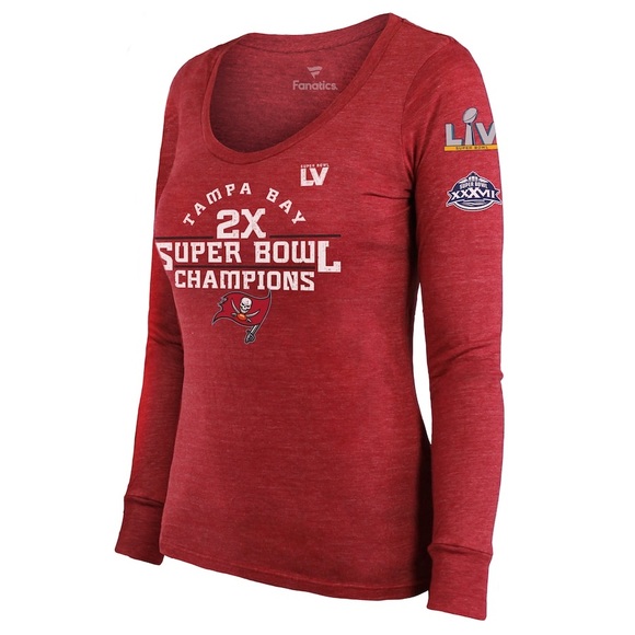 Fanatics Tops - NFL -Buccaneers 2 time Super Bowl Champs NWOT